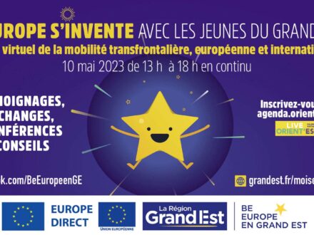 L’Europe s’invente avec les jeunes du Grand Est : Salon virtuel de la mobilité transfrontalière, européenne et internationale