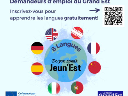 Demandeurs d’emploi en Grand Est, apprenez gratuitement 8 langues