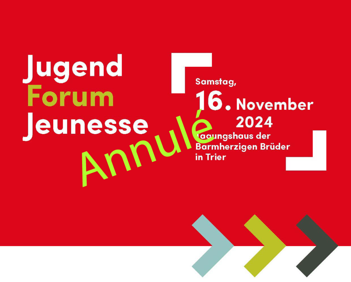 Forum jeunesse de la Grande Région – 16 novembre 2024 à Trèves