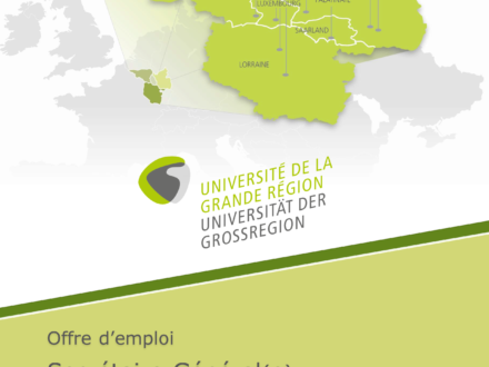 Offre d’emploi – Secrétaire Général(e) – UniGR – Sarrebruck